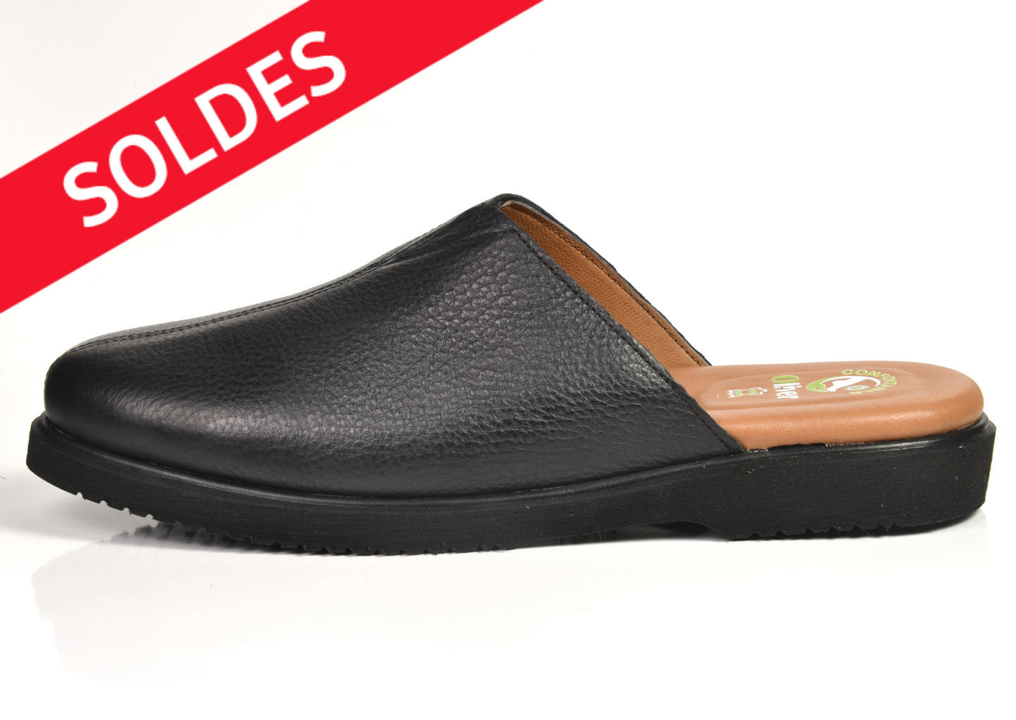 Belgha Noir Confortable