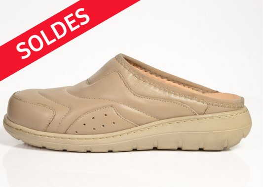 Sabot femme confort  Beige